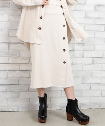 WEGO | WEGO/コーデュロイボタンタイトミモレスカート(スカート)