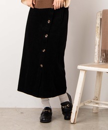 WEGO | WEGO/コーデュロイボタンタイトミモレスカート(スカート)