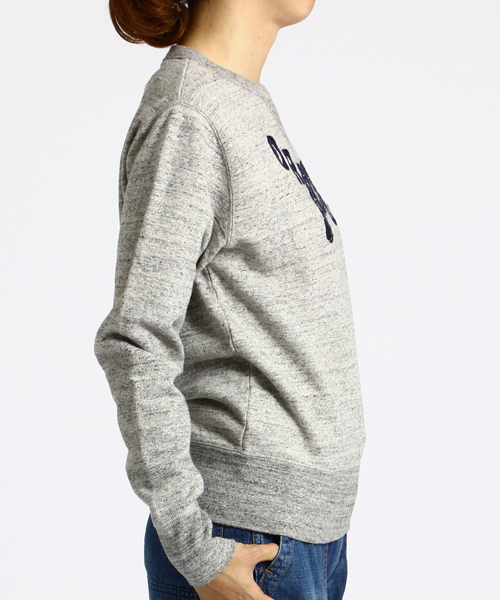 BEAMS BOY（ビームスボーイ）の「CHESWICK / チェーン刺繍 カレッジスウェット（スウェット・レディース・ホワイト/ヘザ－グレー/ネイビー・ONE SIZE）」の4枚目の写真