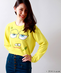 WEGO | WEGO/スポンジ・ボブ クロップドスウェット(スウェット)