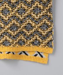6 roku DIAMOND MOTIF SKIPPER KNIT ニットベスト 6（ロク）の「＜6(ROKU)＞DIAMOND MOTIF SKIPPER KNIT VEST/ベスト