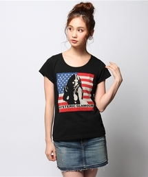 HYSTERIC GLAMOUR | FLAG pt T-SH(Tシャツ/カットソー)