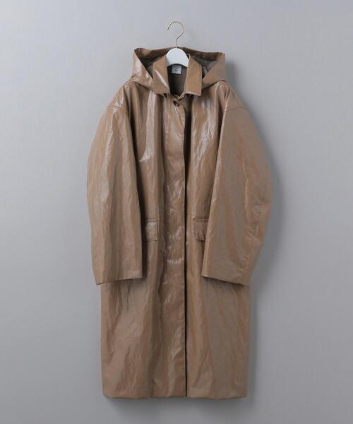 6（ロク）の「＜6(ROKU)＞COATING HOODED COAT/コート