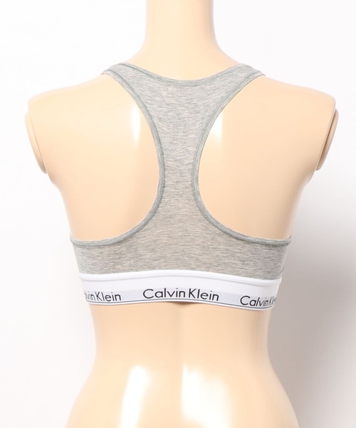 Calvin Klein（カルバン・クライン）の「【CALVIN KLEIN（カルバンクライン）】ブラトップ（ブラジャー・レディース・グレー/ブラック・SMALL/MEDIUM）」の3枚目の写真