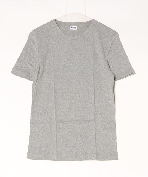 Healthknit（ヘルスニット）の「【 Healthknit / ヘルスニット 】フライスクルーネック半袖Tシャツ 860 SIP（Tシャツ/カットソー・メンズ・ブラック/ネイビー/グレー/オフホワイト/ブラック系その他/グレー系その他/ブルー系その他/レッド系その他/ワイン・SMALL/MEDIUM/LARGE）」の4枚目の写真