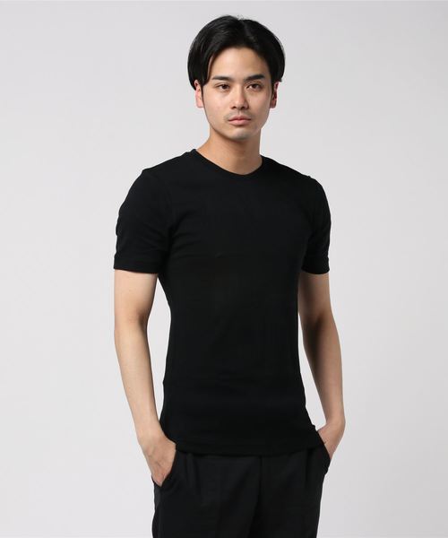 Healthknit（ヘルスニット）の「【 Healthknit / ヘルスニット 】フライスクルーネック半袖Tシャツ 860 SIP（Tシャツ/カットソー・メンズ・ブラック/ネイビー/グレー/オフホワイト/ブラック系その他/グレー系その他/ブルー系その他/レッド系その他/ワイン・SMALL/MEDIUM/LARGE）」の16枚目の写真