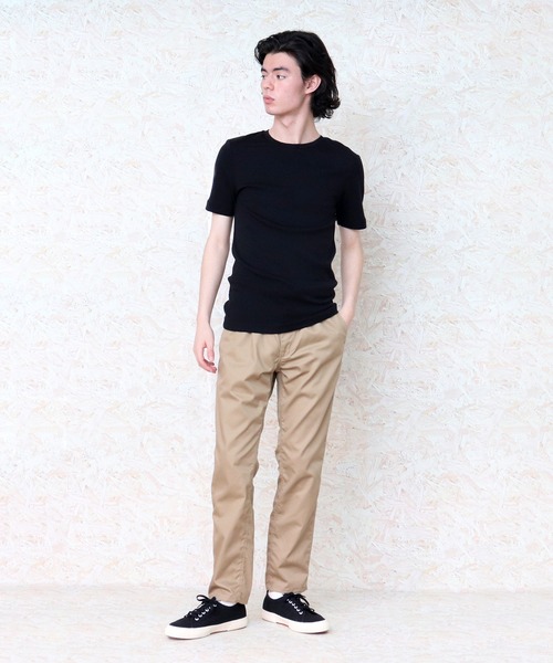 Healthknit（ヘルスニット）の「【 Healthknit / ヘルスニット 】フライスクルーネック半袖Tシャツ 860 SIP（Tシャツ/カットソー・メンズ・ブラック/ネイビー/グレー/オフホワイト/ブラック系その他/グレー系その他/ブルー系その他/レッド系その他/ワイン・SMALL/MEDIUM/LARGE）」の12枚目の写真