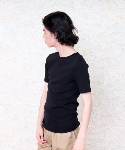 Healthknit（ヘルスニット）の「【 Healthknit / ヘルスニット 】フライスクルーネック半袖Tシャツ 860 SIP（Tシャツ/カットソー・メンズ・ブラック/ネイビー/グレー/オフホワイト/ブラック系その他/グレー系その他/ブルー系その他/レッド系その他/ワイン・SMALL/MEDIUM/LARGE）」の14枚目の写真
