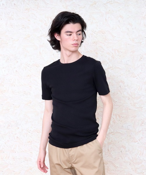 Healthknit（ヘルスニット）の「【 Healthknit / ヘルスニット 】フライスクルーネック半袖Tシャツ 860 SIP（Tシャツ/カットソー・メンズ・ブラック/ネイビー/グレー/オフホワイト/ブラック系その他/グレー系その他/ブルー系その他/レッド系その他/ワイン・SMALL/MEDIUM/LARGE）」の13枚目の写真