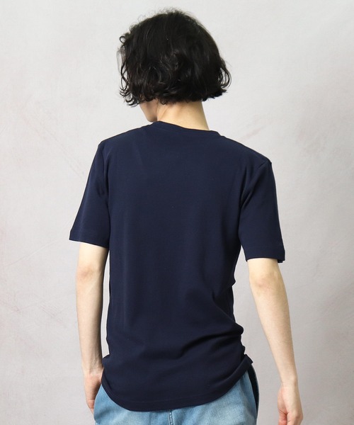 Healthknit（ヘルスニット）の「【 Healthknit / ヘルスニット 】フライスクルーネック半袖Tシャツ 860 SIP（Tシャツ/カットソー・メンズ・ブラック/ネイビー/グレー/オフホワイト/ブラック系その他/グレー系その他/ブルー系その他/レッド系その他/ワイン・SMALL/MEDIUM/LARGE）」の19枚目の写真