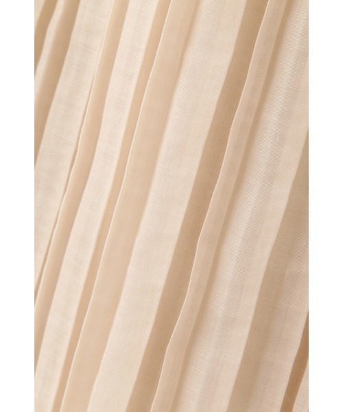 human woman(ヒューマンウーマン)の「◆オーガンジープリーツスカート(スカート・レディース・ホワイト系その他/グリーン・SMALL/MEDIUM)」の12枚目の写真