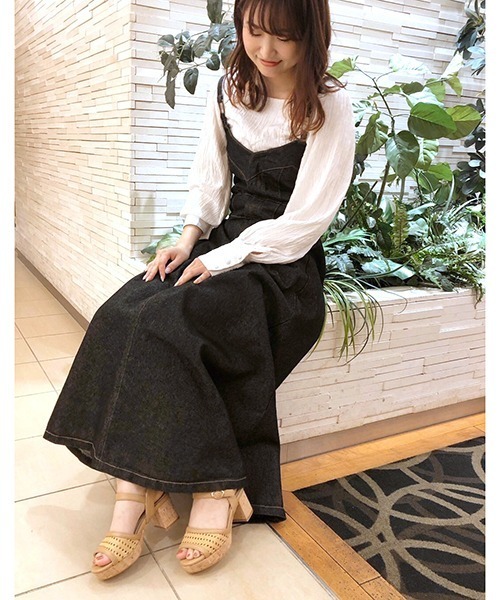 JELLY BEANS(ジェリービーンズ)の「メッシュコルクヒールサンダル(115-10137)JELLY BEANS(ジェリービーンズ)(サンダル・レディース・ホワイト/ブラック/キャメル・LL/S/M/L)」の11枚目の写真