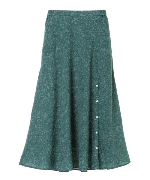 AMERICAN HOLIC（アメリカンホリック）の「切り替えボタンフレアロングスカート 〇（スカート・レディース・グリーン/ブルー系その他/ブラック/その他14・M/L）」の19枚目の写真