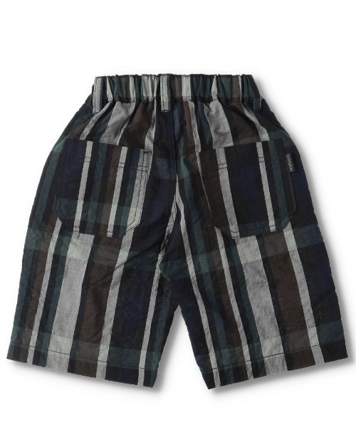 BRANSHES(ブランシェス)の「【プチプラ】【ペア】5分丈チェックパンツ(その他パンツ・キッズ・レッド/ネイビー・140cm/110cm/130cm/120cm/90cm/150cm/100cm)」の4枚目の写真