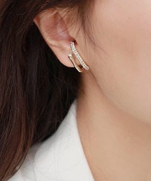 デザインメタルピアス