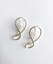 デザインメタルピアス