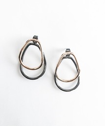 デザインメタルピアス