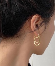 デザインメタルピアス