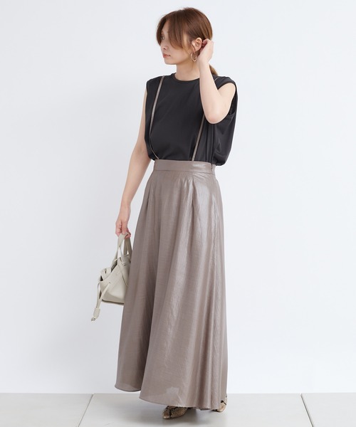 DouDou（ドゥドゥ）の「サスペンダースカート（スカート・レディース・ブラック/ブラウン・FREE）」の11枚目の写真