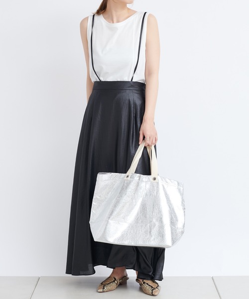 DouDou（ドゥドゥ）の「サスペンダースカート（スカート・レディース・ブラック/ブラウン・FREE）」の21枚目の写真