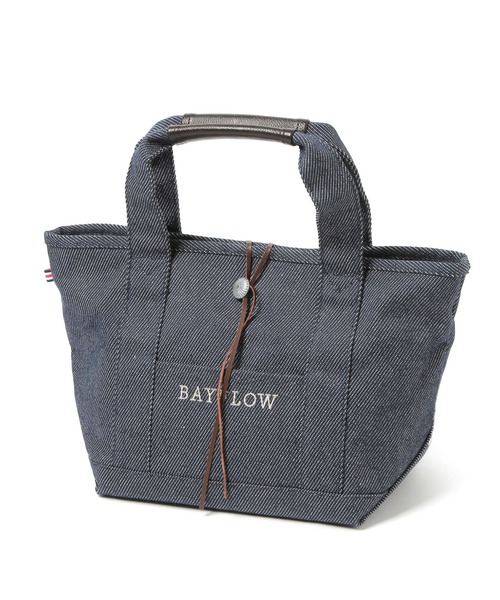 BAYFLOW（ベイフロー）の「RECOVERコンチョロゴトート M（トートバッグ・レディース・アイボリー/ネイビー・FREE）」の10枚目の写真