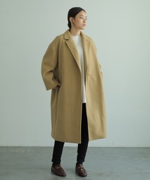 AMERICAN HOLIC | 【2020AW】ドロップショルダーニュアンスコート　＊(その他アウター)