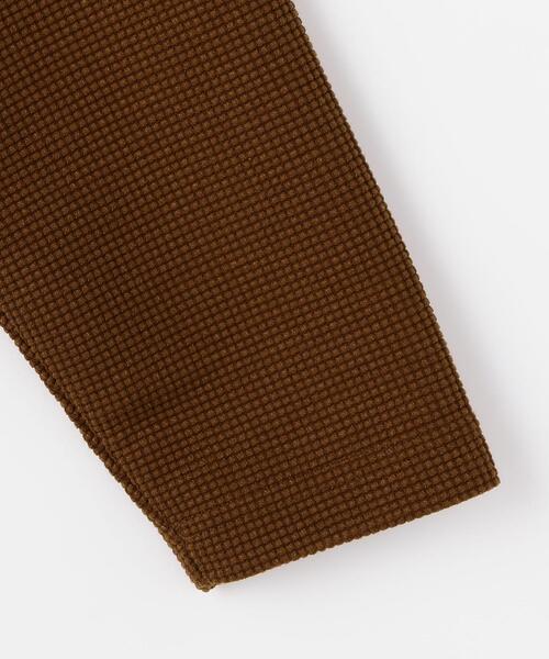 coen(コーエン)の「ポリ鹿の子クルーネックワッフルカーディガン(カーディガン/ボレロ・メンズ・ダークブラウン/ネイビー・X-LARGE/LARGE/MEDIUM/SMALL)」の12枚目の写真