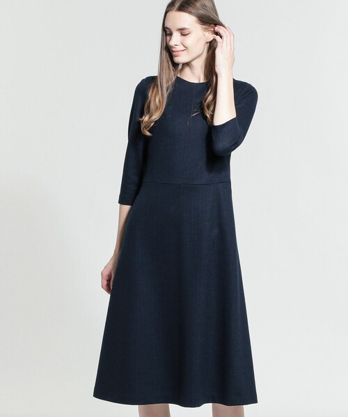 セール ウールミルドヘリンボーンワンピース ドレス Mackintosh London マッキントッシュ ロンドン のファッション通販 Zozotown