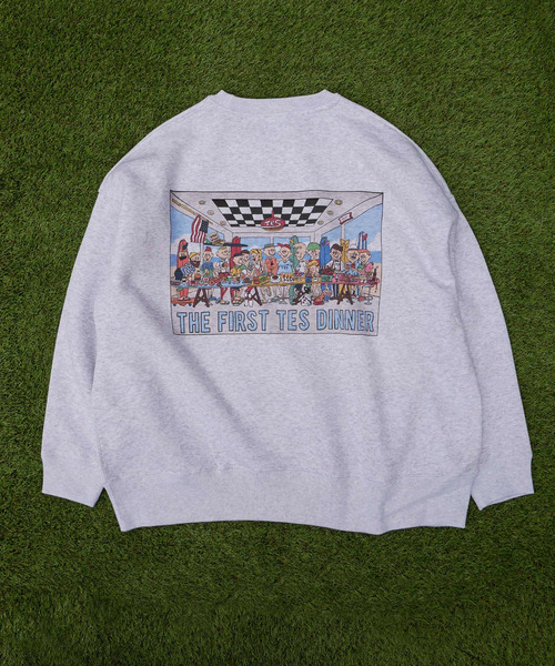 ✨TheEndlessSummer✨TES スウェット 杢グレー DINNER ✨TheEndlessSummer✨TES スウェット 杢グレー DINNER