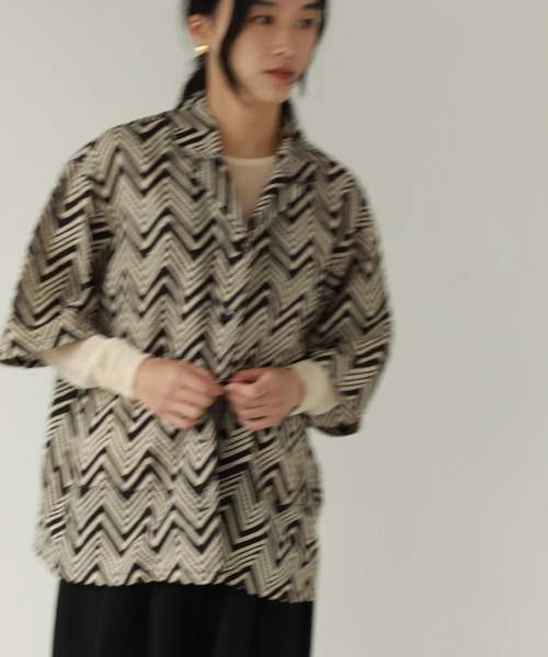 TODAYFUL ボーイフレンドシャツ TODAYFUL（トゥデイフル）の「パターンボーイフレンドシャツ（Pattern