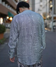 BANANATIME ストライプ長袖シャツ S 中古・古着通販】BANANATIME (バナナタイム) 長袖シャツ