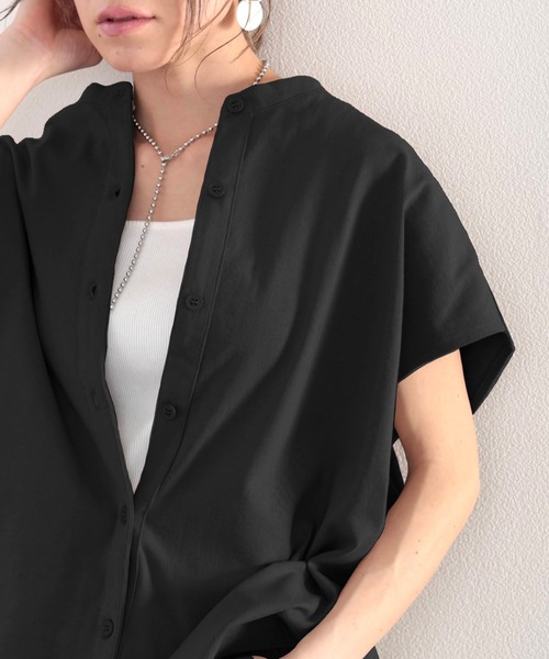 セール】シャツ見えするのにシワになりにくい！綿100％。しっかり生地