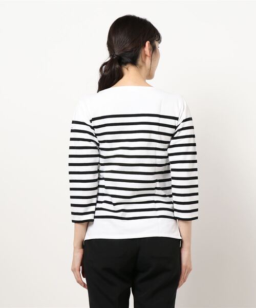 ORCIVAL（オーシバル）の「【ORCIVAL】ラッセルフレンチセーラーTシャツ BLACK WOMEN（Tシャツ/カットソー・レディース・その他1・3/2/0/1）」の2枚目の写真