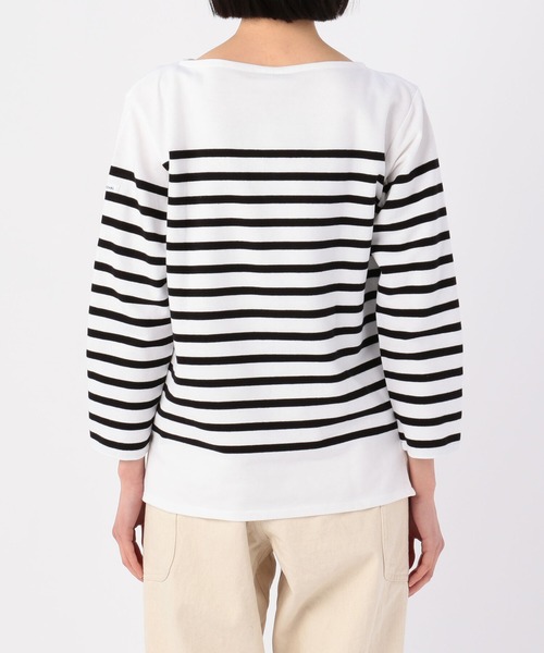 ORCIVAL（オーシバル）の「【ORCIVAL】ラッセルフレンチセーラーTシャツ BLACK WOMEN（Tシャツ/カットソー・レディース・その他1・3/2/0/1）」の6枚目の写真