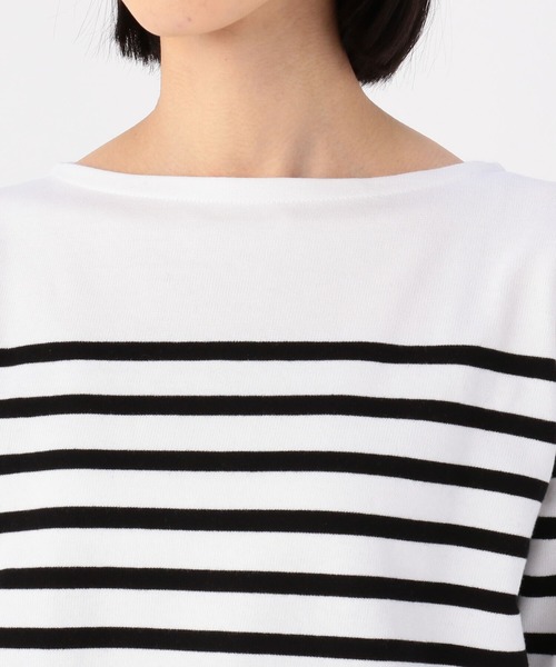 ORCIVAL（オーシバル）の「【ORCIVAL】ラッセルフレンチセーラーTシャツ BLACK WOMEN（Tシャツ/カットソー・レディース・その他1・3/2/0/1）」の7枚目の写真