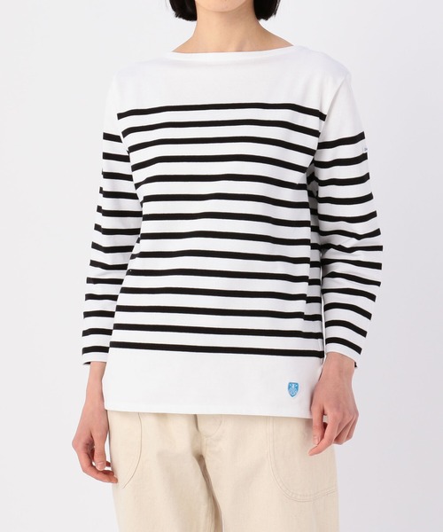 ORCIVAL（オーシバル）の「【ORCIVAL】ラッセルフレンチセーラーTシャツ BLACK WOMEN（Tシャツ/カットソー・レディース・その他1・3/2/0/1）」の14枚目の写真