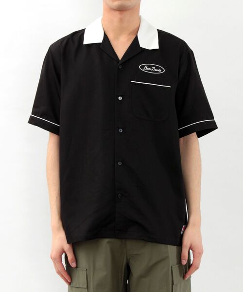 BEN DAVIS/WHITE LABEL（ベンデイビス ホワイトラベル）の「【 BEN DAVIS （ ベンデイビス ）】CRAFTSMAN SHORT SLEEVE RAYON SHIRTS（シャツ/ブラウス・メンズ・ホワイト/ブラック/ベージュ/ブルーグレー/ピンク系その他3・MEDIUM/LARGE）」の6枚目の写真