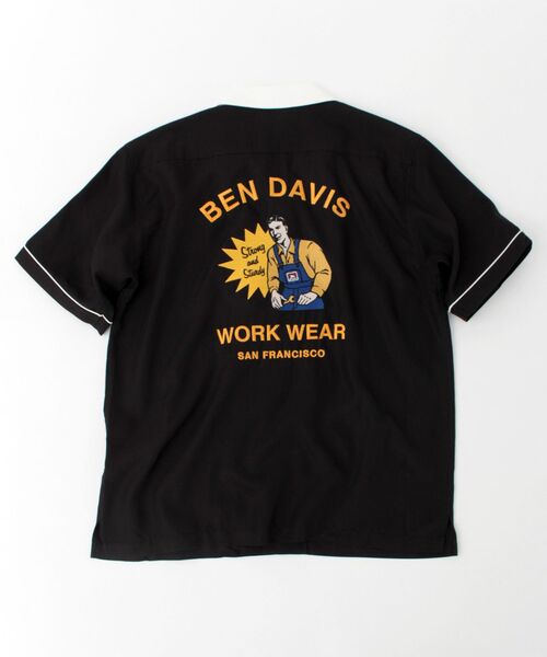 BEN DAVIS/WHITE LABEL（ベンデイビス ホワイトラベル）の「【 BEN DAVIS （ ベンデイビス ）】CRAFTSMAN SHORT SLEEVE RAYON SHIRTS（シャツ/ブラウス・メンズ・ホワイト/ブラック/ベージュ/ブルーグレー/ピンク系その他3・MEDIUM/LARGE）」の17枚目の写真