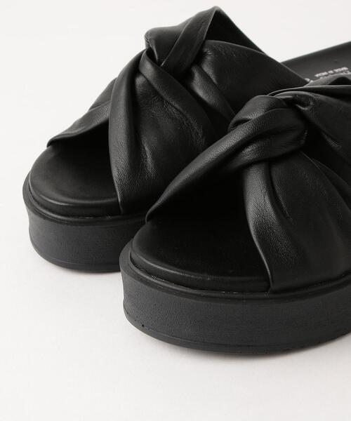 PAOLO BOVE(パオロボーヴ)の「<PAOLO BOVE> L ネジリプラットフォーム サンダル(サンダル・レディース・ブラック/ゴールド・38/36/37)」の7枚目の写真