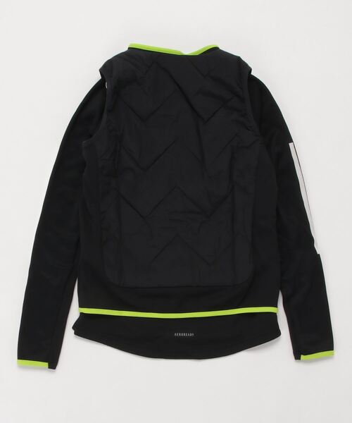 adidas(アディダス)の「ADIDAS アディダス 2IN1トレーニングジャケット(ナイロンジャケット・キッズ・ブラック・150cm/140cm/160cm)」の3枚目の写真
