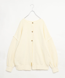 2Wayダメージ裏毛ピグメント