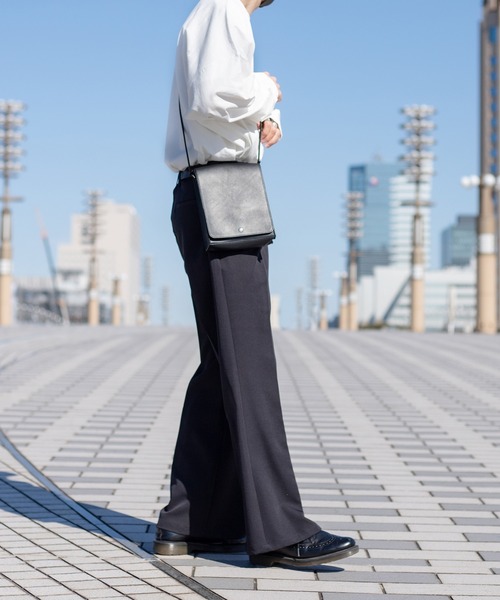 kutir（クティール）の「【3周年記念】kutirスタイル3点セットC(ロンT・フレアパンツ・スクエアショルダーバッグ)（Tシャツ/カットソー・メンズ・ブラック・SMALL/MEDIUM/LARGE）」の13枚目の写真