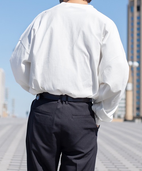 kutir（クティール）の「【3周年記念】kutirスタイル3点セットC(ロンT・フレアパンツ・スクエアショルダーバッグ)（Tシャツ/カットソー・メンズ・ブラック・SMALL/MEDIUM/LARGE）」の17枚目の写真