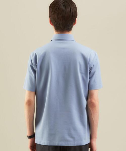 green label relaxing(グリーンレーベルリラクシング)の「OLT< 機能性 / 吸水速乾 ・ 抗菌 > CSD D/C バーズアイ ボタンダウン 半袖 ポロシャツ(ポロシャツ・メンズ・ダークグレー/ロイヤルブルー/ネイビー/オリーブ/ホワイト/ライトブルー/ターコイズブルー/オレンジ系その他/ダークブラウン・M/S/L/XL)」の12枚目の写真