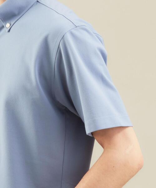 green label relaxing(グリーンレーベルリラクシング)の「OLT< 機能性 / 吸水速乾 ・ 抗菌 > CSD D/C バーズアイ ボタンダウン 半袖 ポロシャツ(ポロシャツ・メンズ・ダークグレー/ロイヤルブルー/ネイビー/オリーブ/ホワイト/ライトブルー/ターコイズブルー/オレンジ系その他/ダークブラウン・M/S/L/XL)」の17枚目の写真