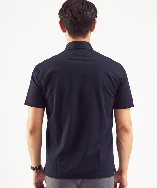 green label relaxing(グリーンレーベルリラクシング)の「OLT< 機能性 / 吸水速乾 ・ 抗菌 > CSD D/C バーズアイ ボタンダウン 半袖 ポロシャツ(ポロシャツ・メンズ・ダークグレー/ロイヤルブルー/ネイビー/オリーブ/ホワイト/ライトブルー/ターコイズブルー/オレンジ系その他/ダークブラウン・M/S/L/XL)」の22枚目の写真