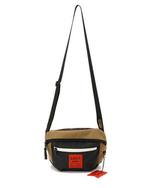 AVIREX（アヴィレックス）の「【バッグ】ダッチ スリングバッグ/DUTCH SLING BAG/AVIREX/アヴィレックス（ショルダーバッグ・メンズ・ベージュ/ブラック・FREE）」の5枚目の写真