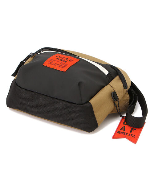 AVIREX（アヴィレックス）の「【バッグ】ダッチ スリングバッグ/DUTCH SLING BAG/AVIREX/アヴィレックス（ショルダーバッグ・メンズ・ベージュ/ブラック・FREE）」の6枚目の写真