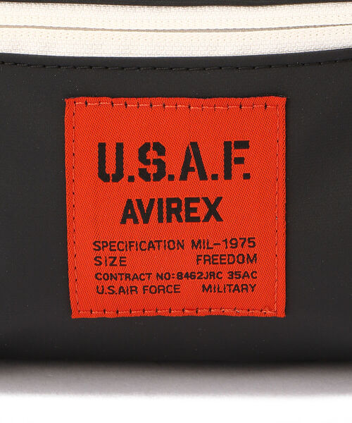 AVIREX（アヴィレックス）の「【バッグ】ダッチ スリングバッグ/DUTCH SLING BAG/AVIREX/アヴィレックス（ショルダーバッグ・メンズ・ベージュ/ブラック・FREE）」の9枚目の写真