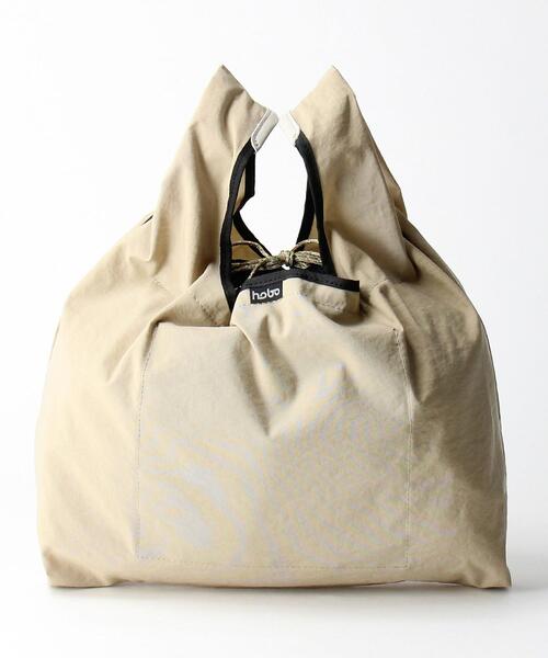 hobo(ホーボー)の「<hobo(ホーボー)> NYLN CARRIER BAG/バッグ(トートバッグ・メンズ・ブラック/ベージュ・FREE)」の1枚目の写真